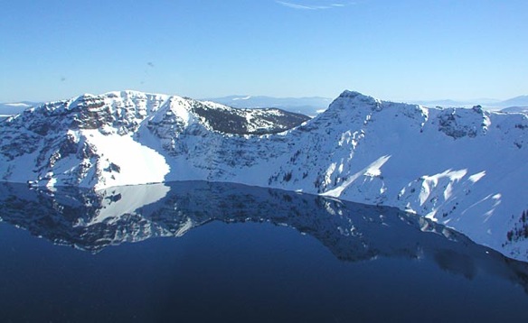 Crater Lake and a far away Pacer