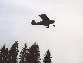 Departing the Brookings airport in Oregon