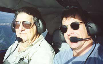 My Dad flying Blue over Texas