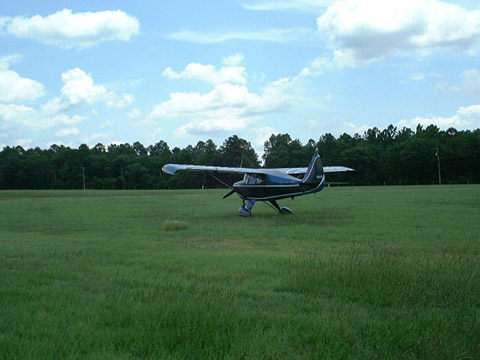 Landing field in eastern Texas